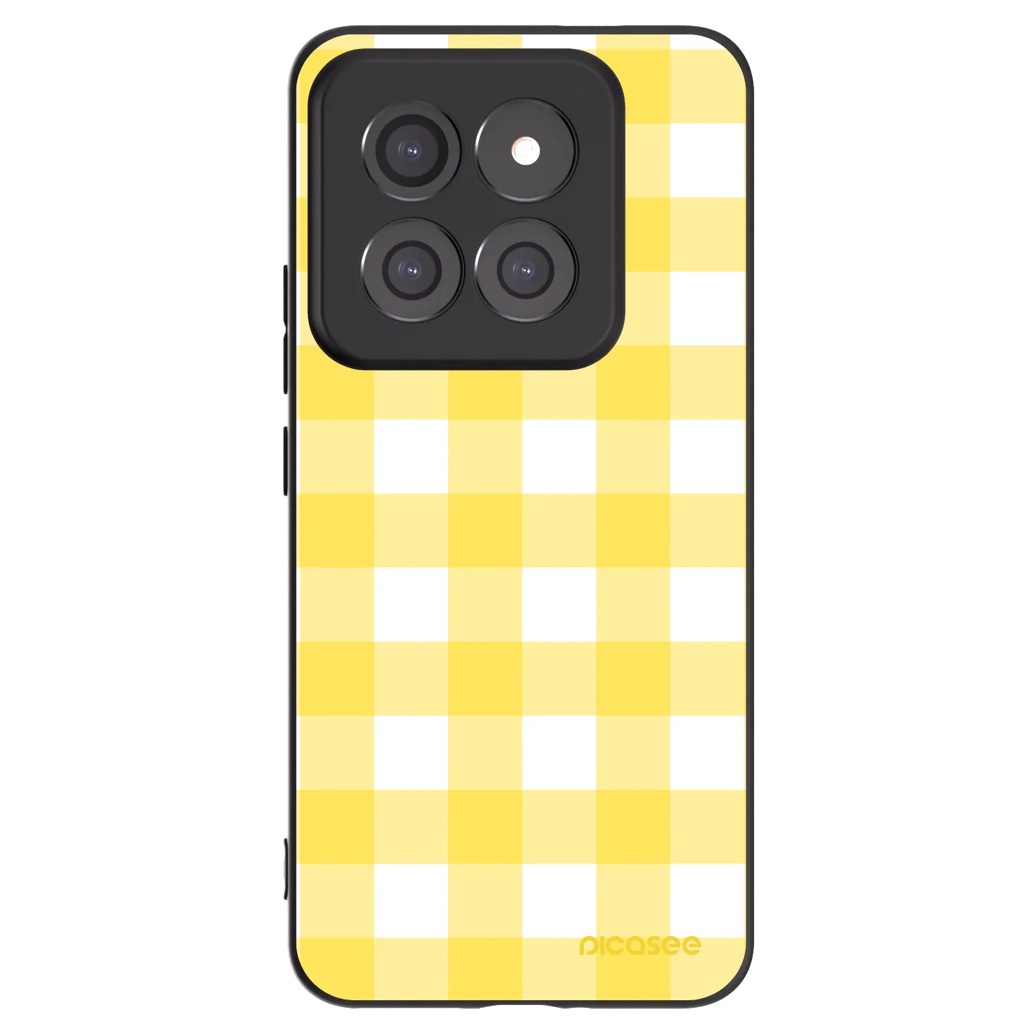 Picasee Xiaomi 14 Pro Hülle - Schwarzes Silikon - Gride lemon