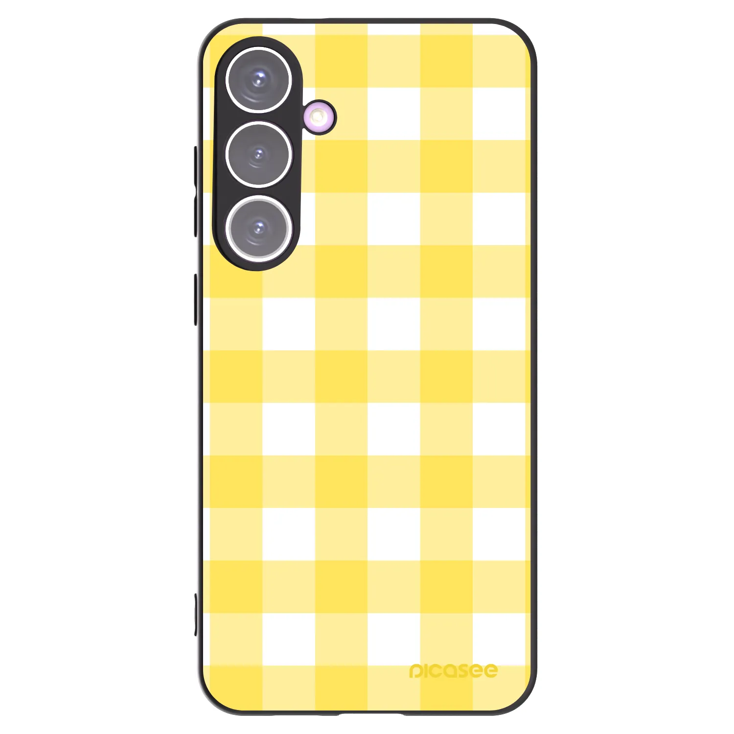 Picasee Samsung Galaxy S24+ S926B 5G Hülle - Schwarzes Silikon - Gride lemon