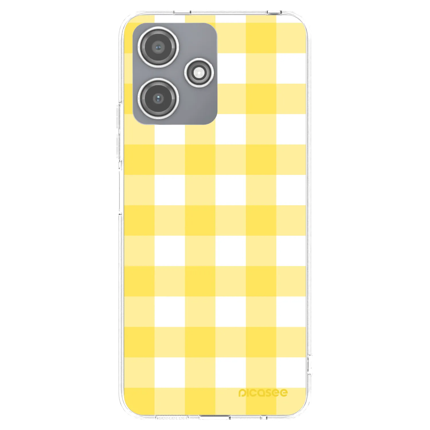 Picasee Xiaomi Redmi 12 5G Hülle - Transparentes Silikon - Gride lemon