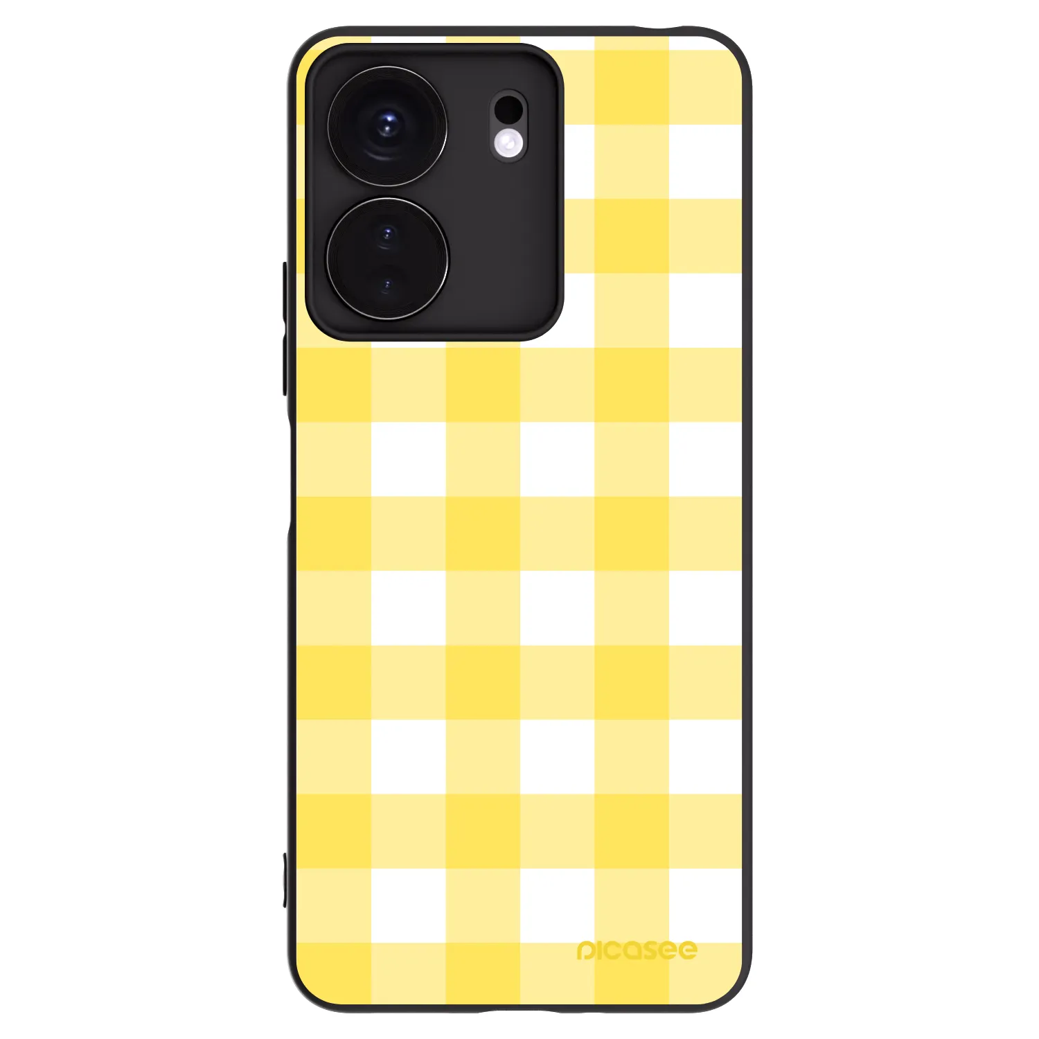 Picasee Xiaomi Redmi 13C 4G Hülle - Schwarzes Silikon - Gride lemon