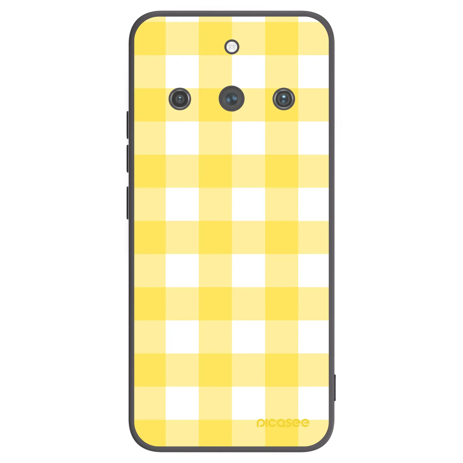 Picasee Realme 11 Pro+ Hülle - Schwarzes Silikon - Gride lemon