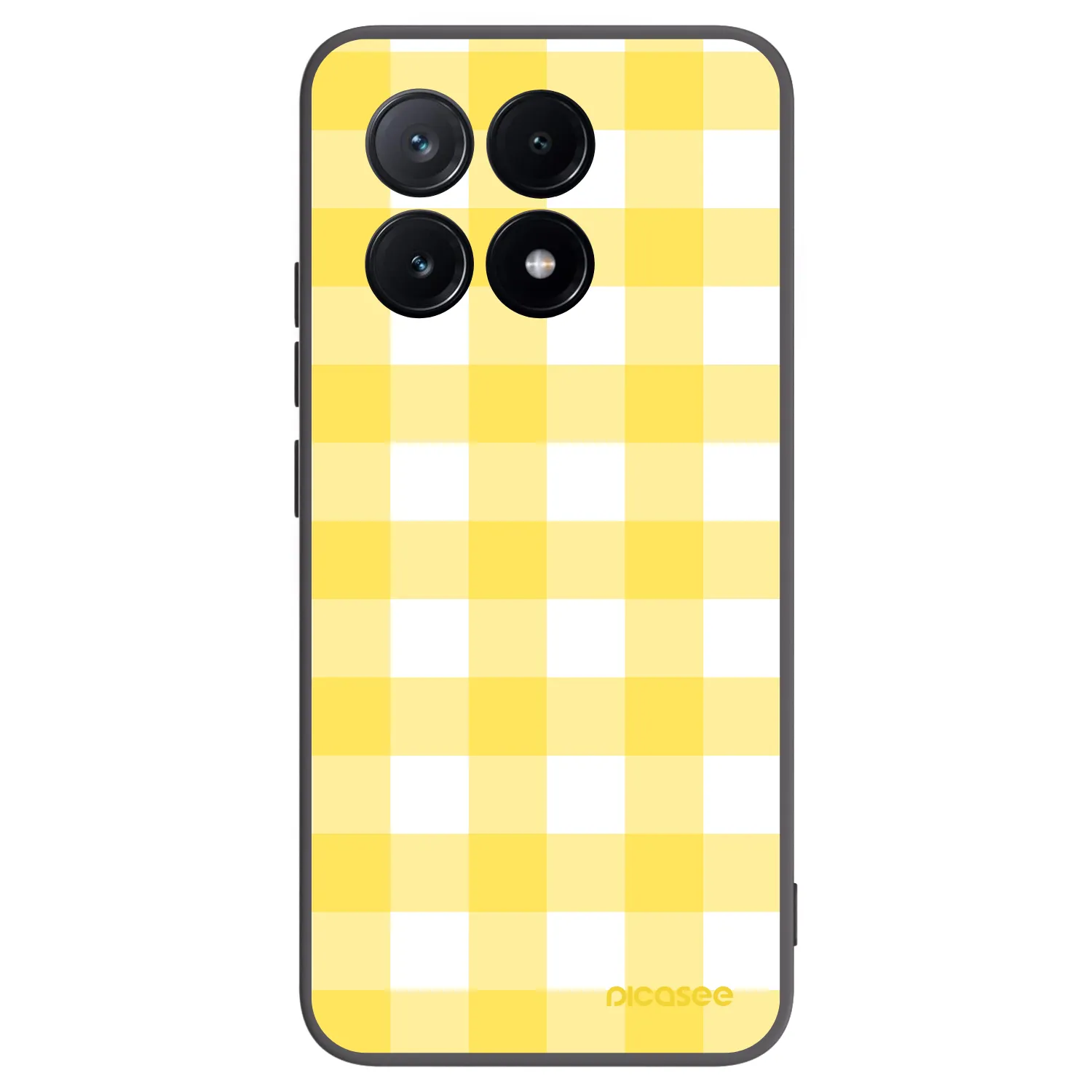 Picasee Xiaomi Poco X6 Pro Hülle - Schwarzes Silikon - Gride lemon