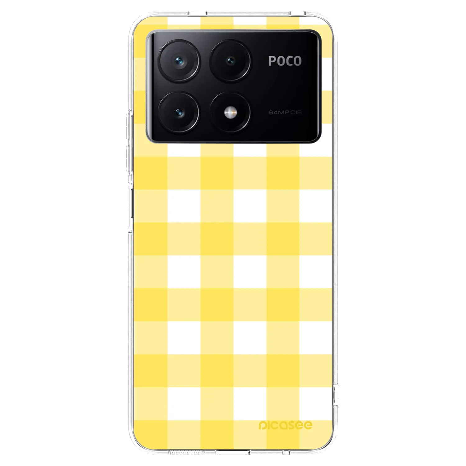 Picasee Xiaomi Poco X6 Pro Hülle - Transparentes Silikon - Gride lemon