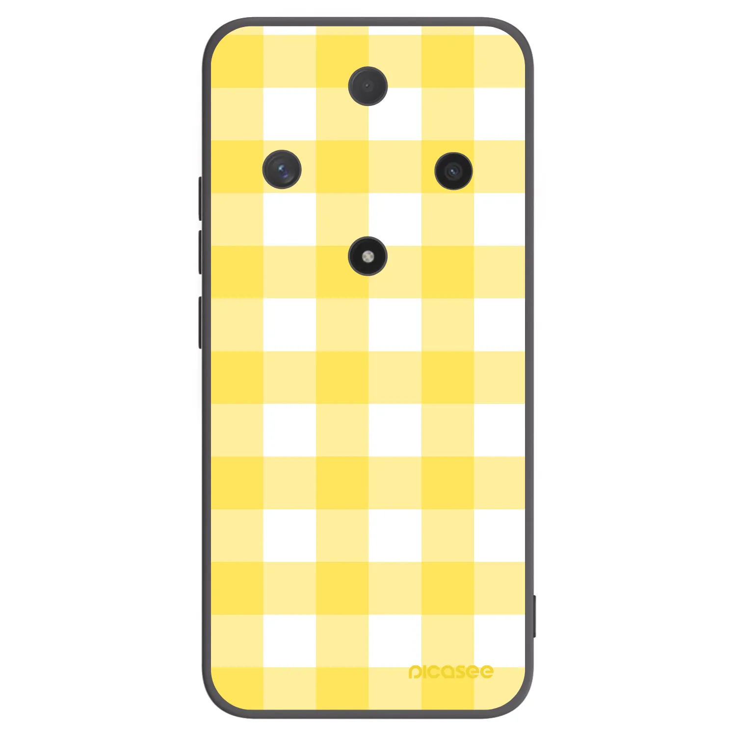 Picasee Honor Magic6 Lite 5G Hülle - Schwarzes Silikon - Gride lemon