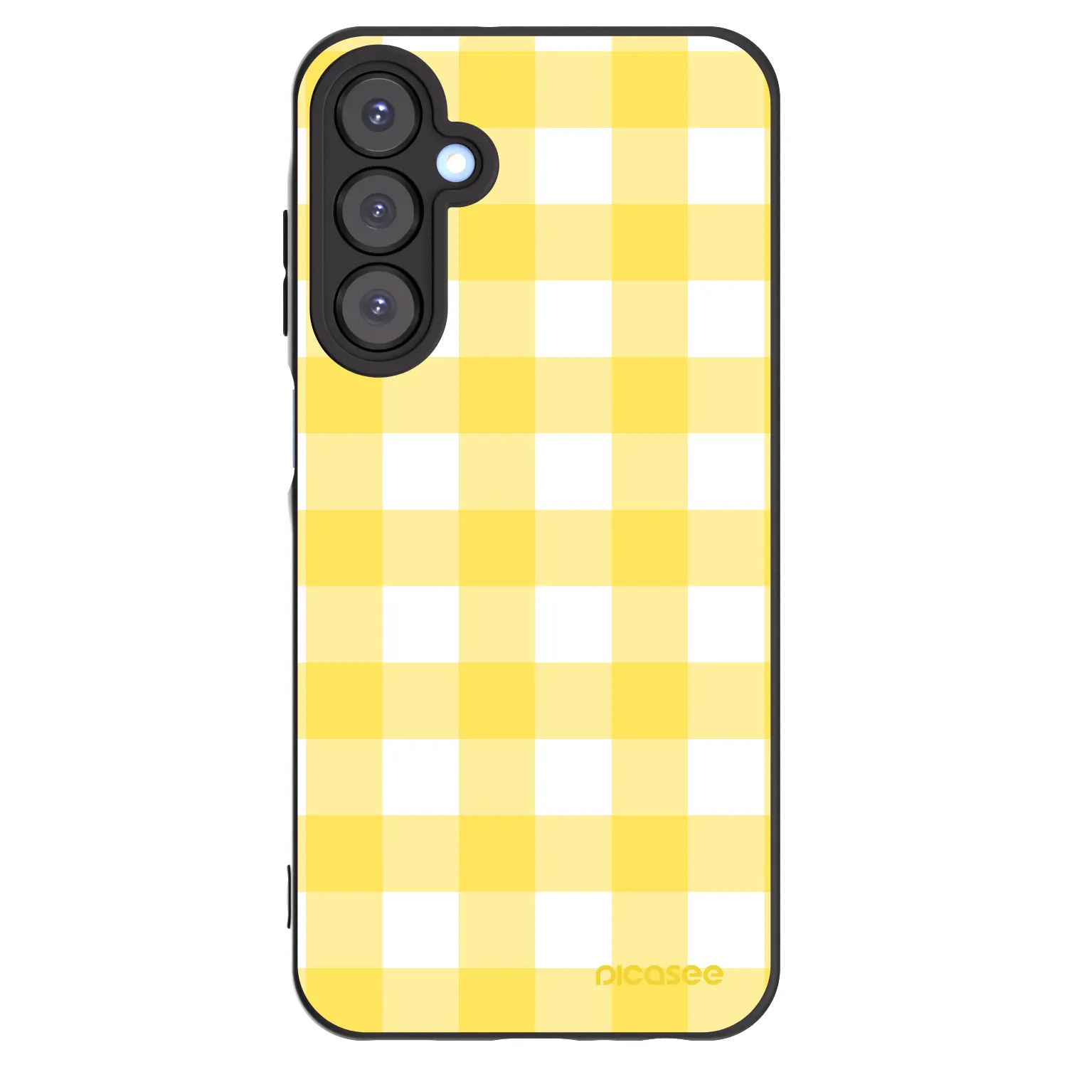 Picasee Samsung Galaxy A25 A256B 5G Hülle - Schwarzes Silikon - Gride lemon