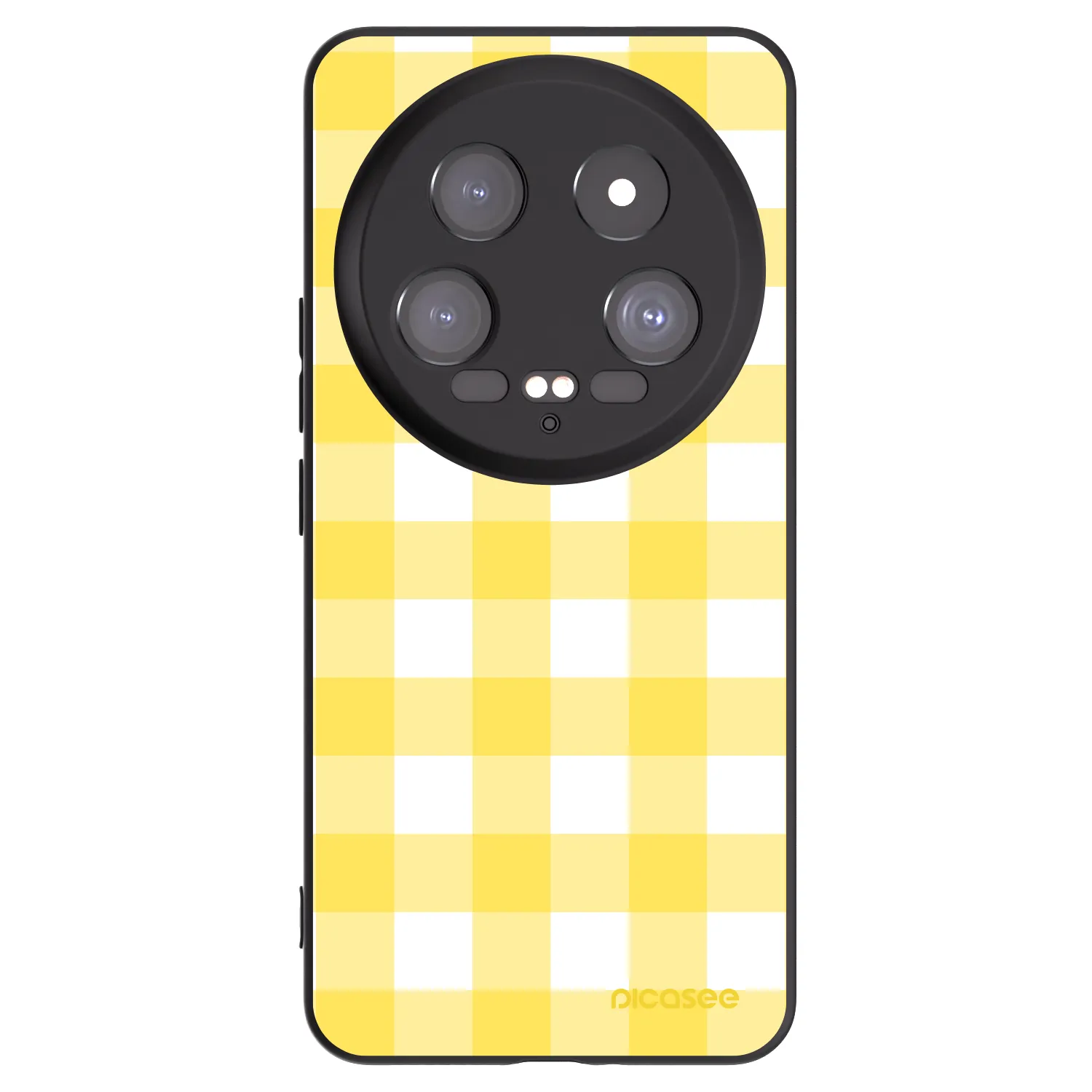 Picasee Xiaomi 14 Ultra Hülle - Schwarzes Silikon - Gride lemon