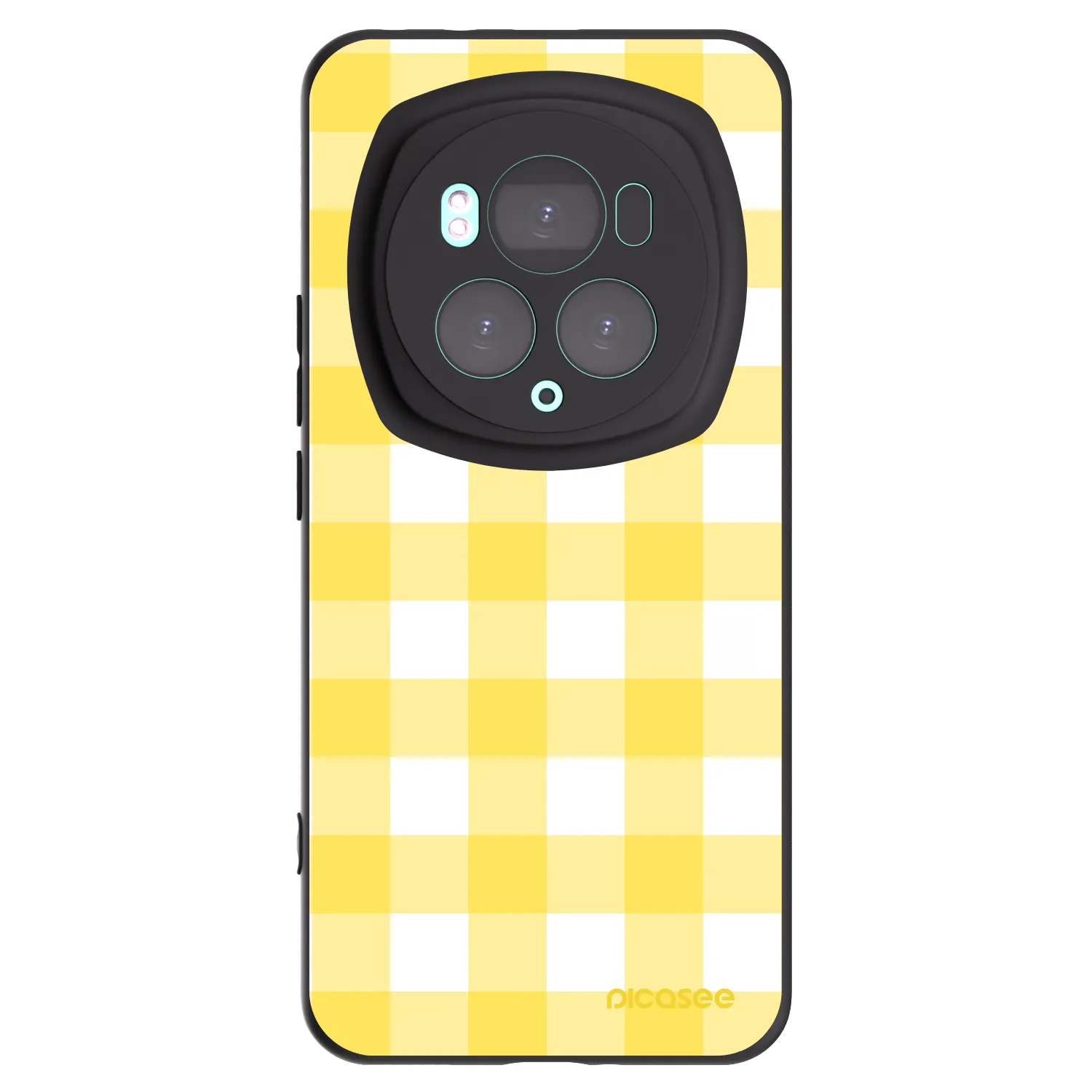 Picasee Honor Magic6 Pro Hülle - Schwarzes Silikon - Gride lemon