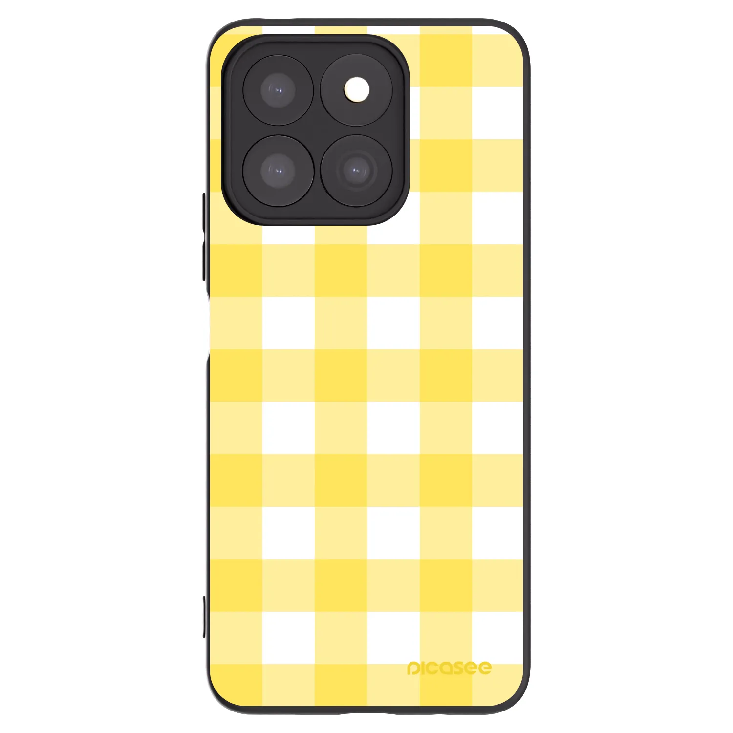 Picasee Honor X8b Hülle - Schwarzes Silikon - Gride lemon