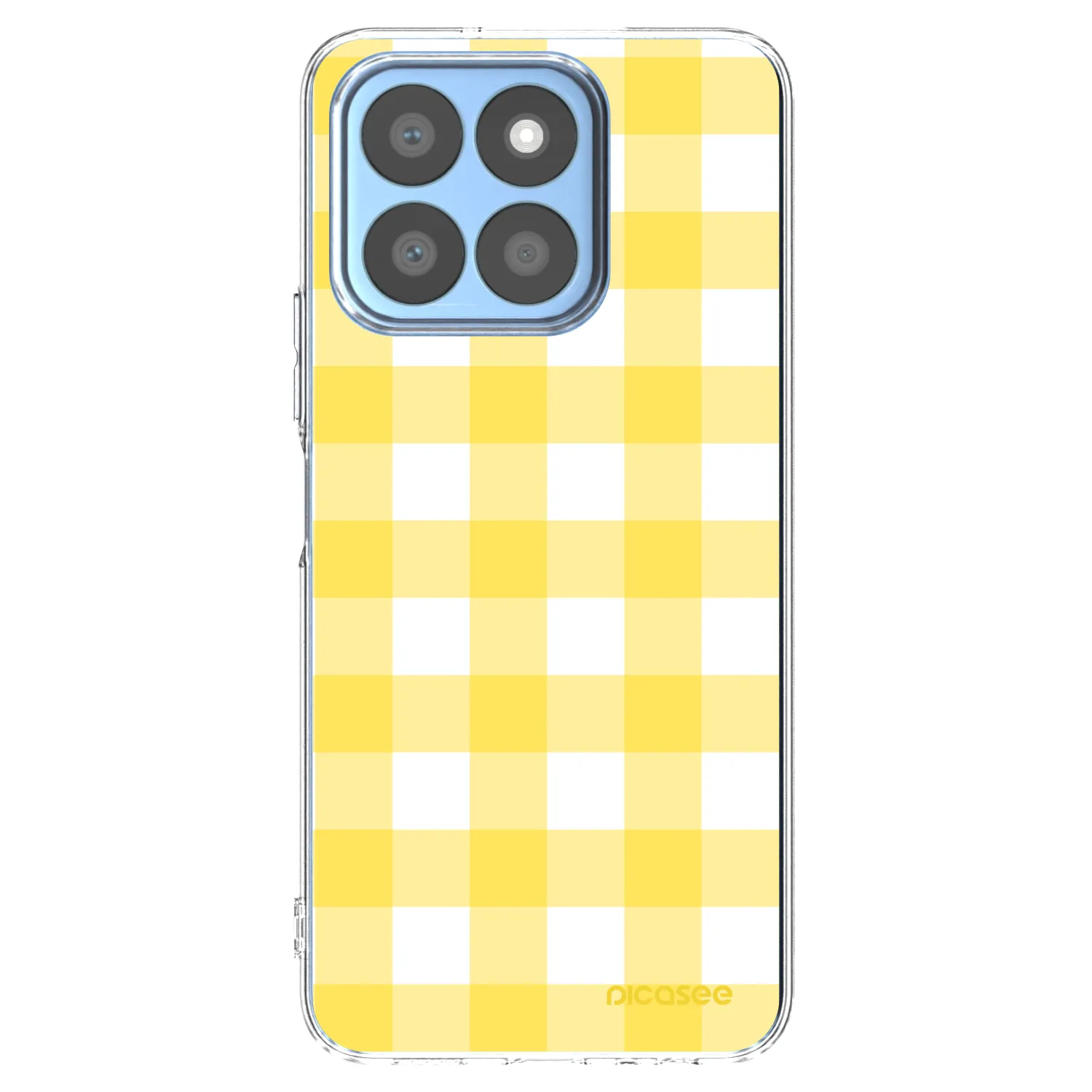 Picasee Honor X8b Hülle - Transparentes Silikon - Gride lemon