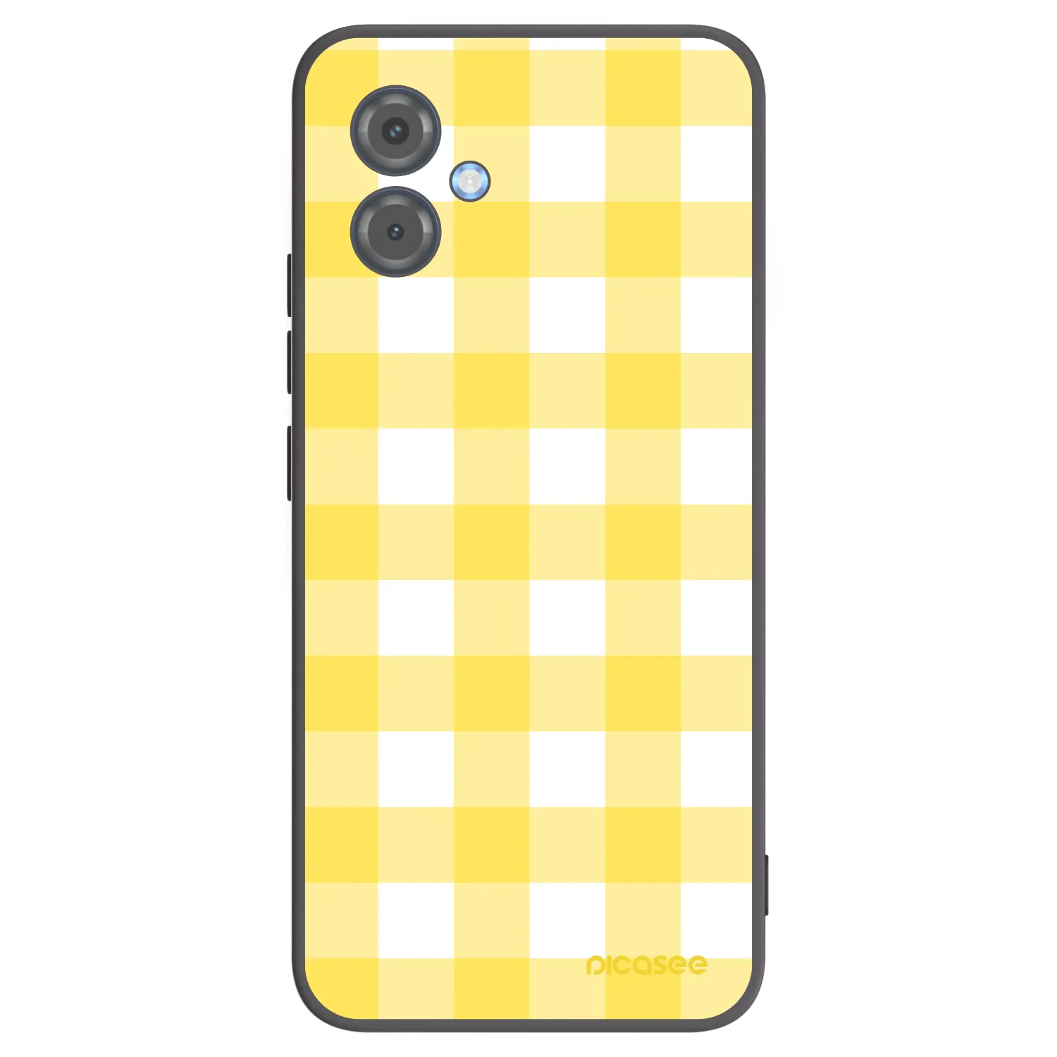 Picasee Motorola Moto G14 Hülle - Schwarzes Silikon - Gride lemon