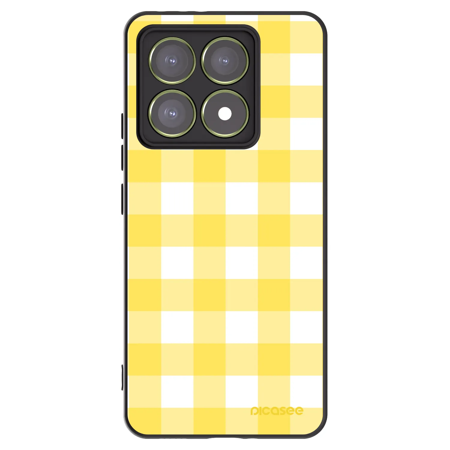 Picasee Xiaomi 14T Hülle - Schwarzes Silikon - Gride lemon