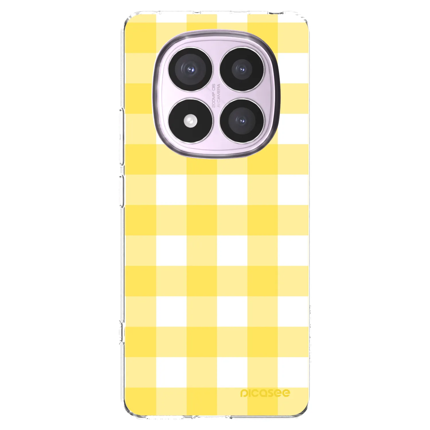 Picasee Xiaomi Redmi Note 14 Pro 5G Hülle - Transparentes Silikon - Gride lemon