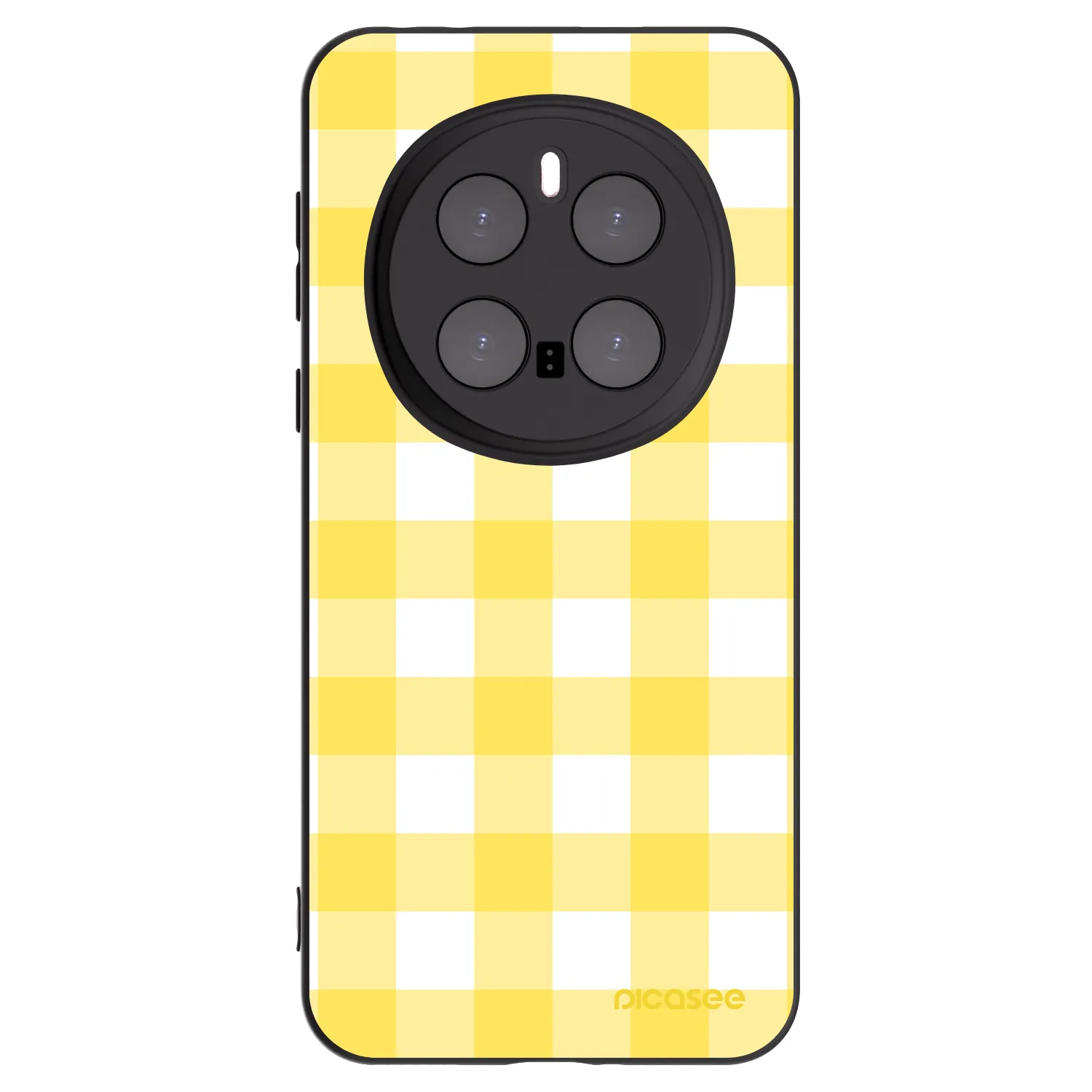 Picasee Honor Magic7 Pro 5G Hülle - Schwarzes Silikon - Gride lemon