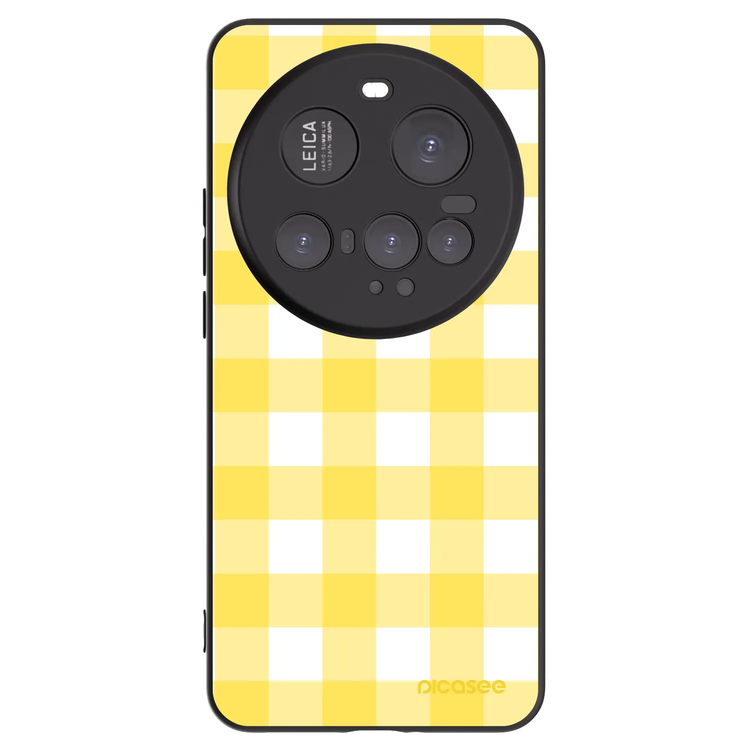Picasee Xiaomi 15 Ultra Hülle - Schwarzes Silikon - Gride lemon