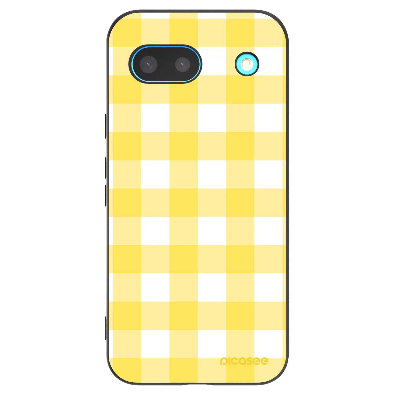 Picasee Google Pixel 8 Hülle - Schwarzes Silikon - Gride lemon