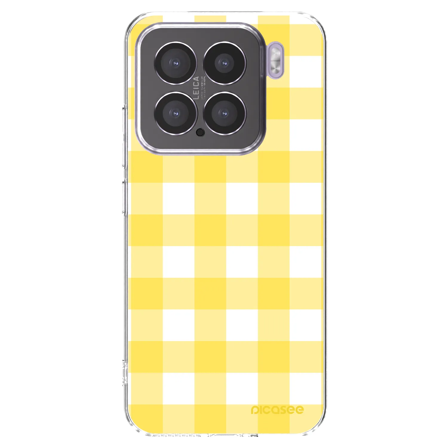 Picasee Xiaomi 15 Hülle - Transparentes Silikon - Gride lemon
