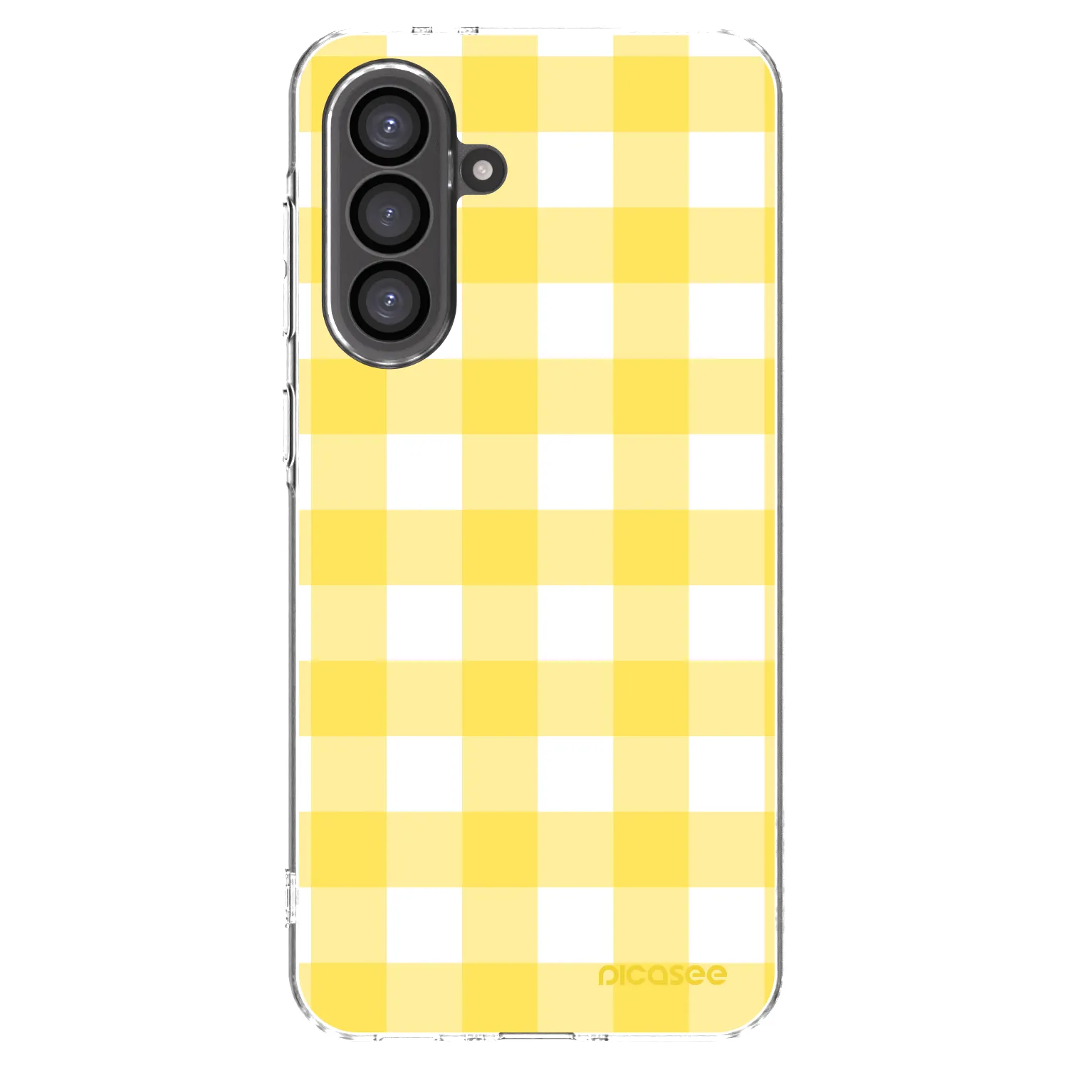 Picasee Samsung Galaxy A36 5G Hülle - Transparentes Silikon - Gride lemon