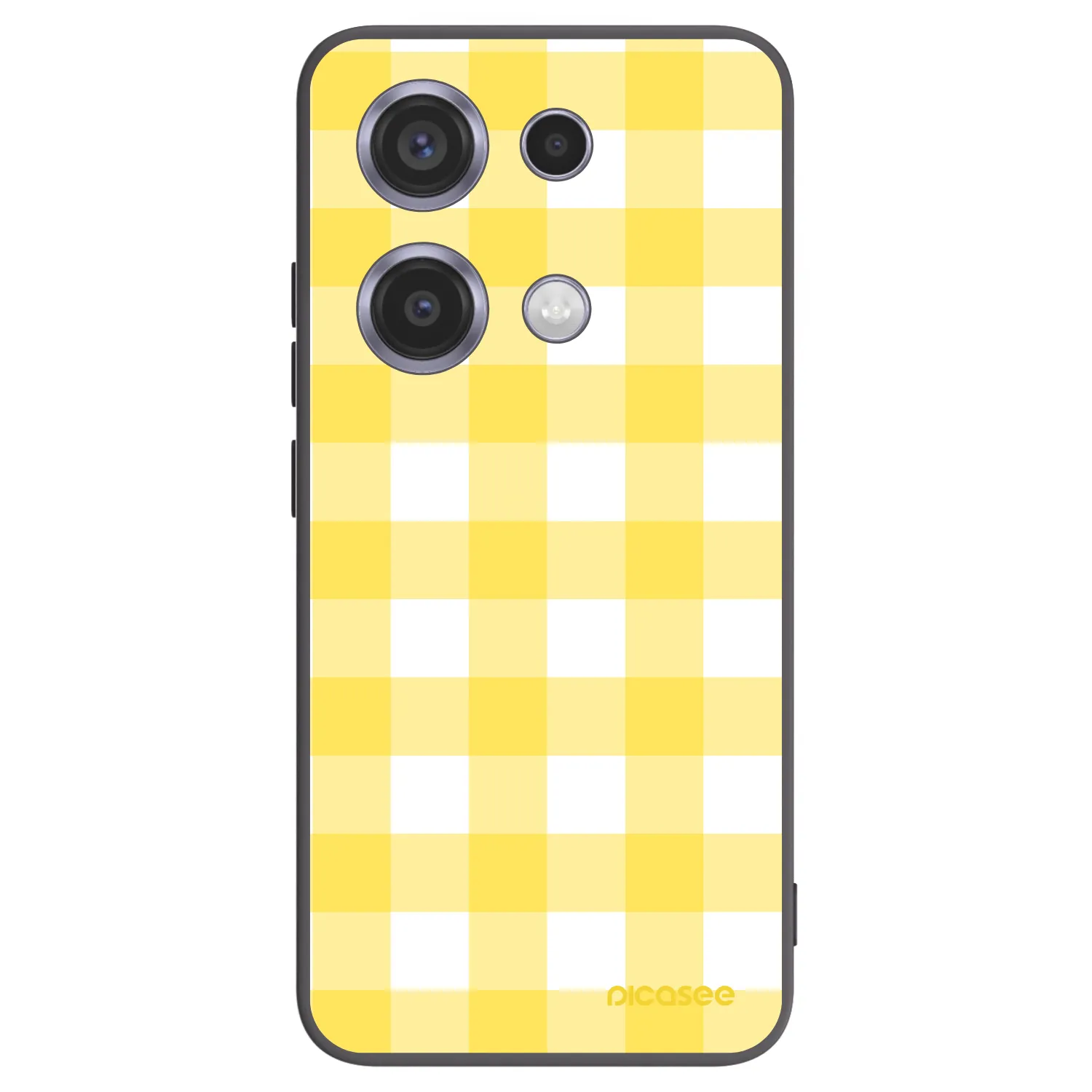 Picasee Xiaomi Redmi Note 14S Hülle - Schwarzes Silikon - Gride lemon
