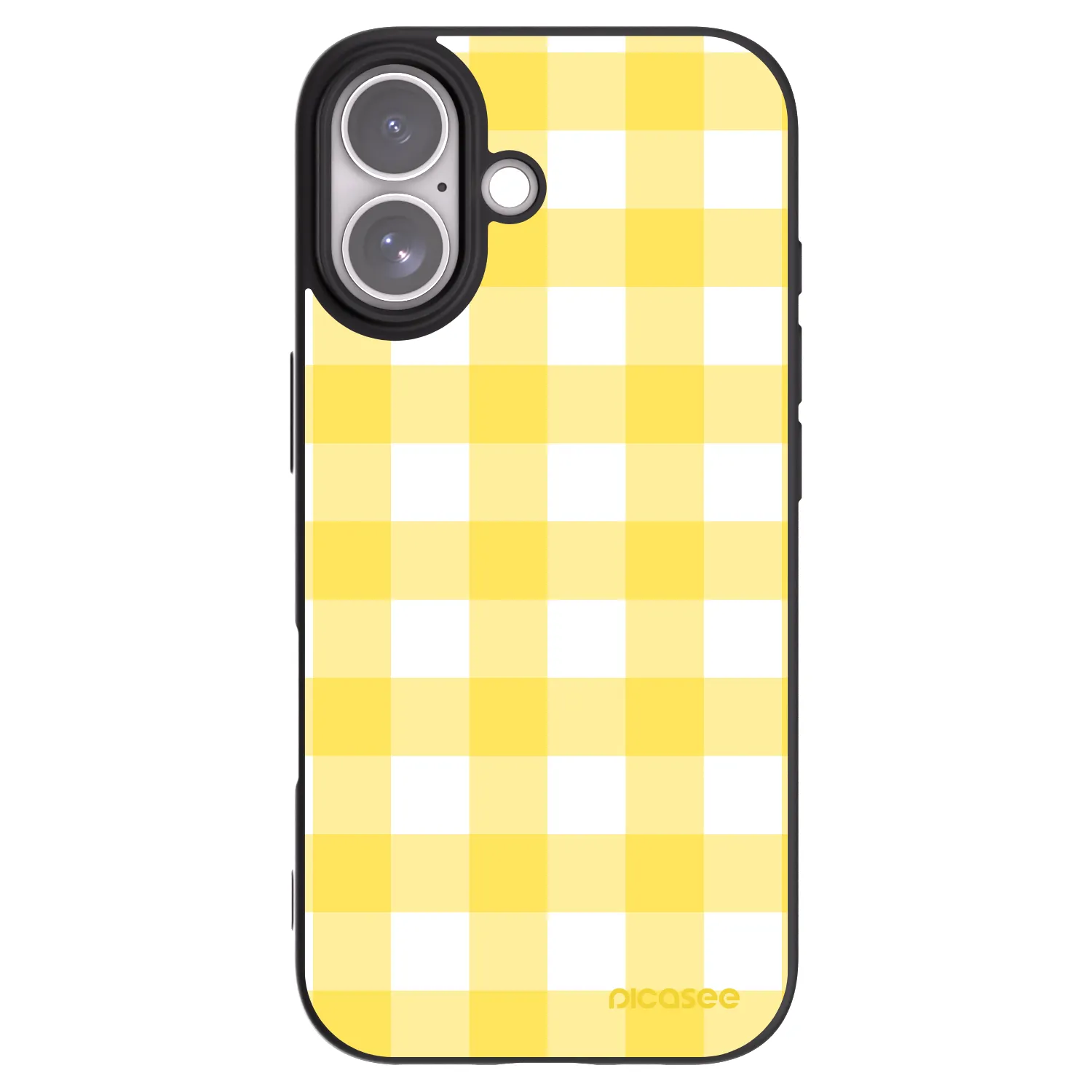 Picasee Apple iPhone 17 Hülle - Schwarzes Silikon - Gride lemon
