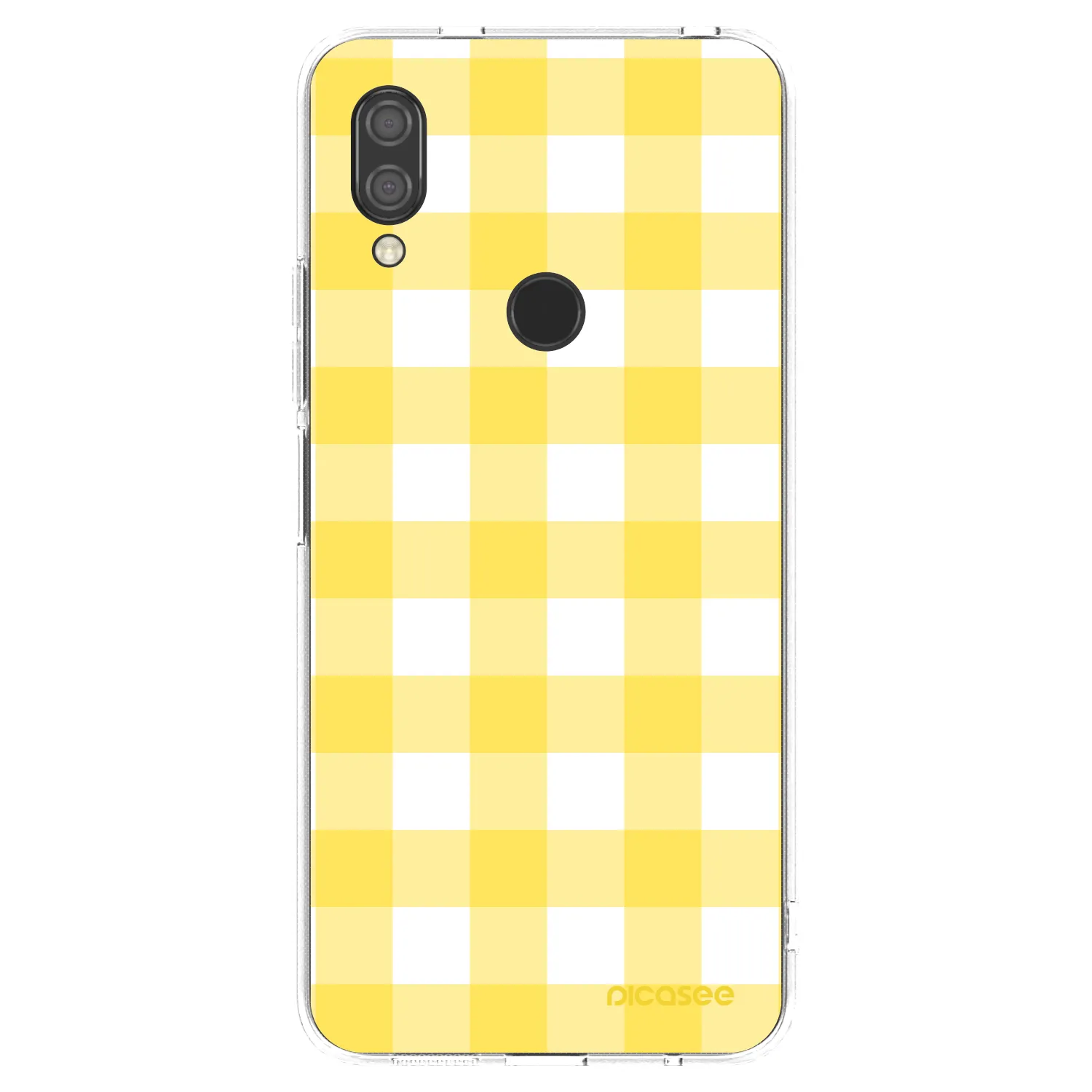 Picasee Xiaomi Redmi 7 Hülle - Transparentes Silikon - Gride lemon