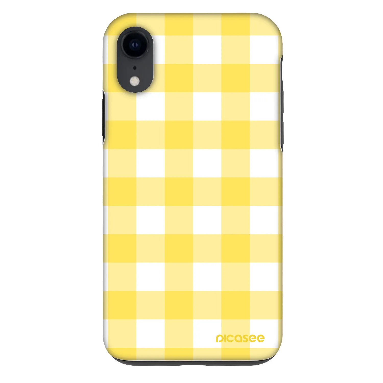 Picasee Fashion Case für Apple iPhone XR - Gride lemon