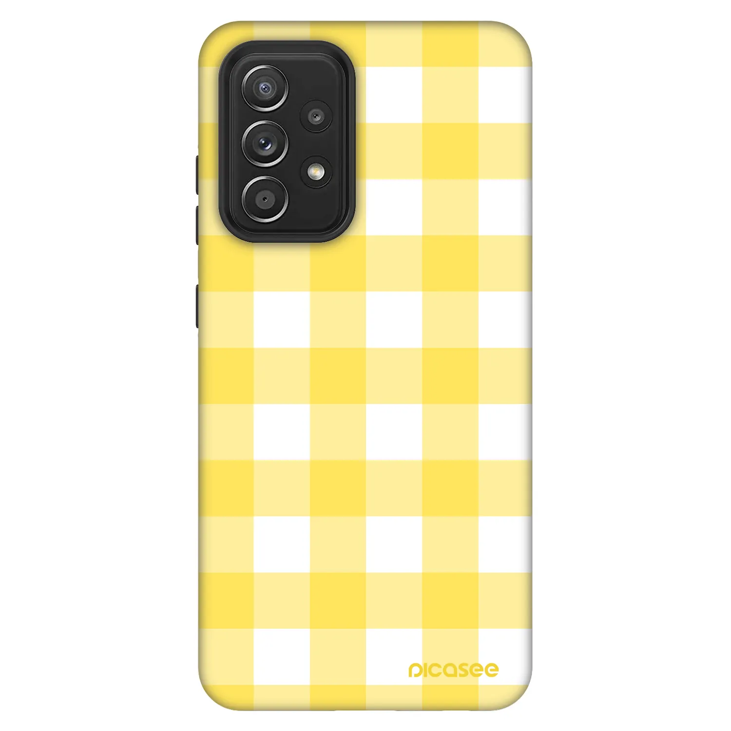 Picasee Fashion Case für Samsung Galaxy A52 5G A525F - Gride lemon