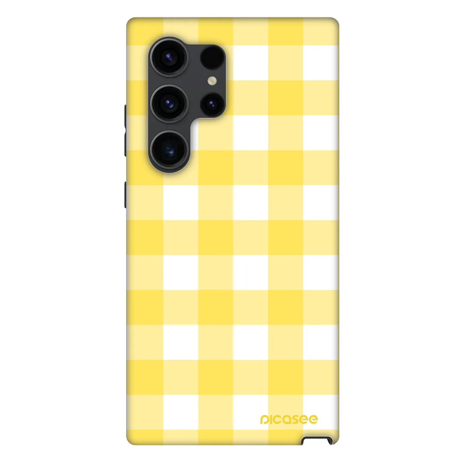 Picasee Fashion Case PowerShare pro Samsung Galaxy S24 Ultra S928B 5G - Gride lemon