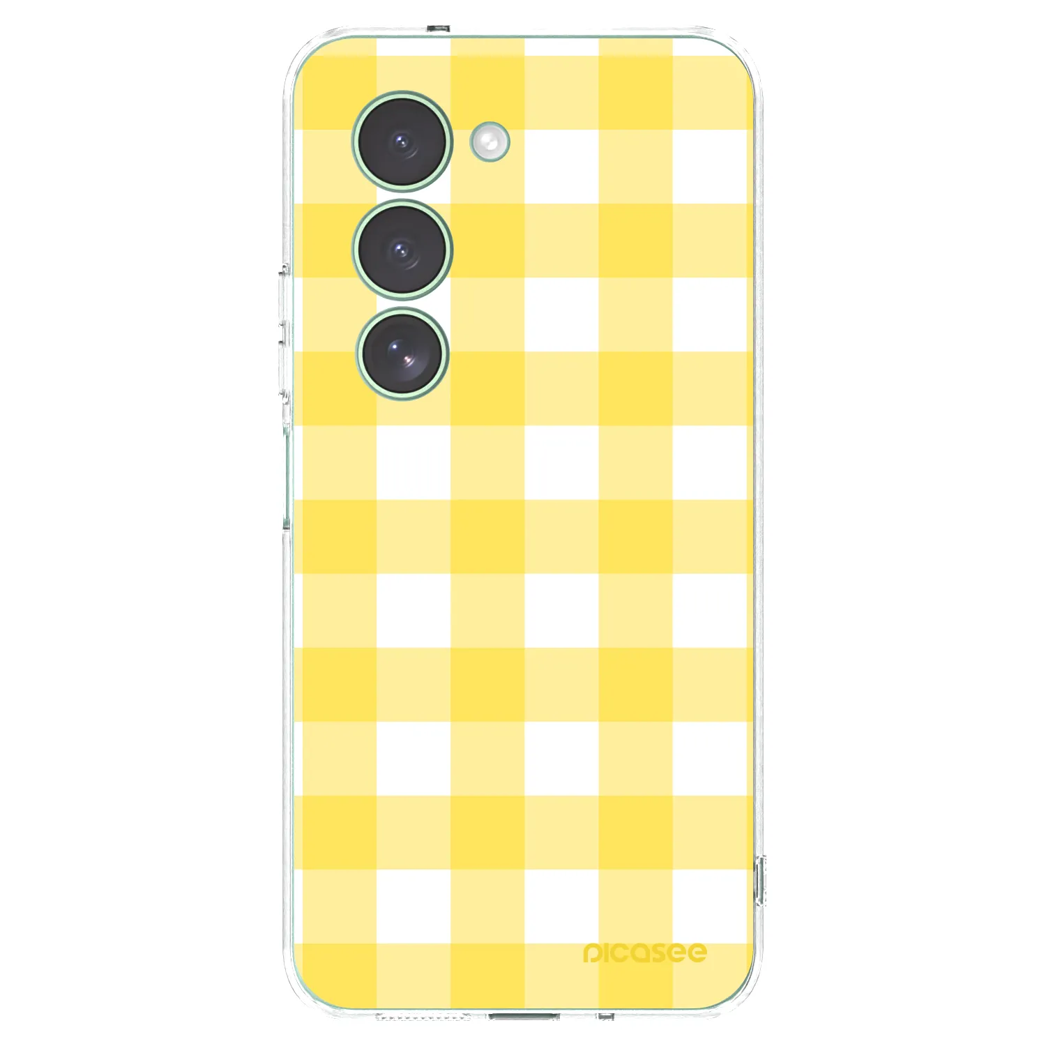 Picasee Xiaomi Redmi 15 5G Hülle - Transparentes Silikon - Gride lemon