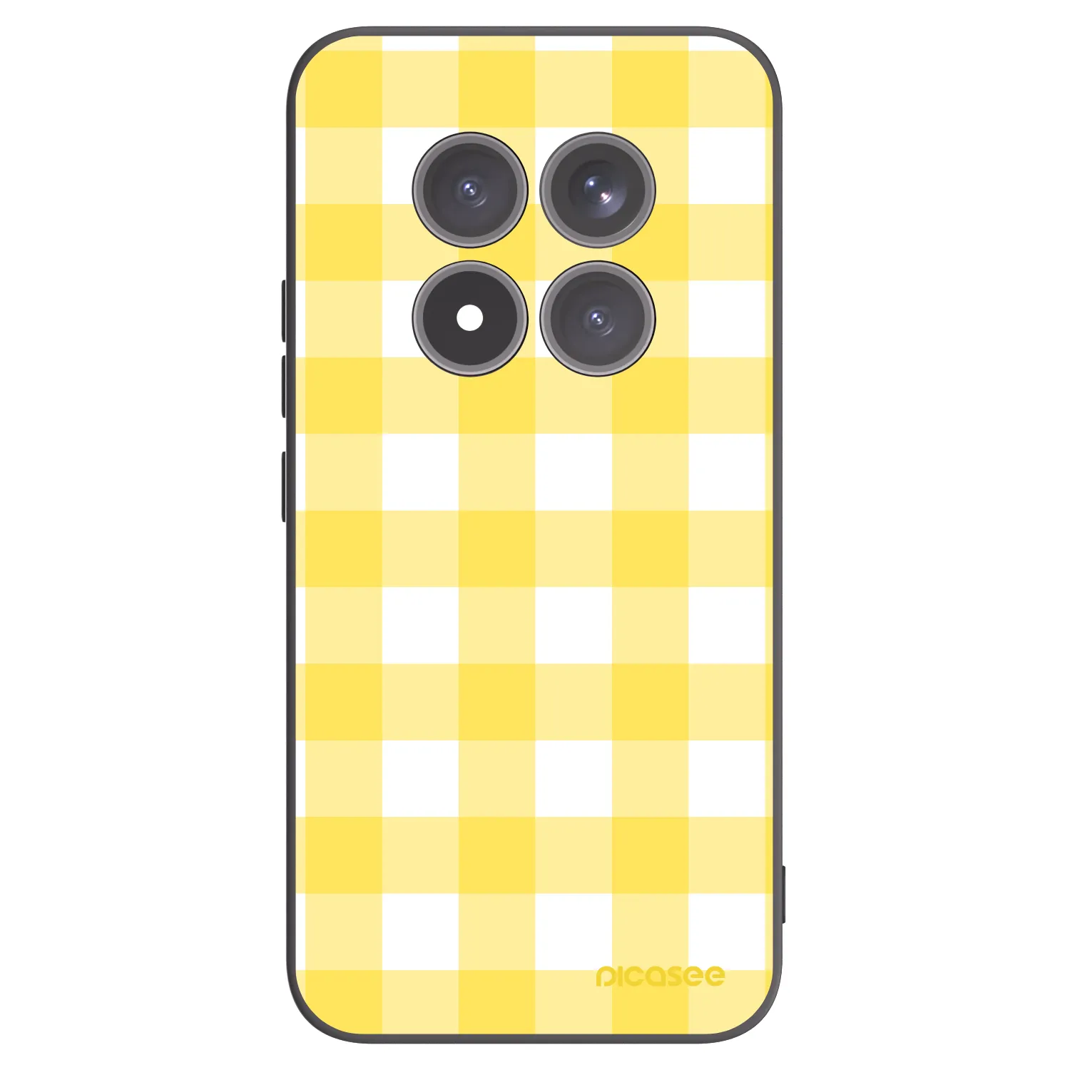 Picasee Xiaomi Redmi Note 15 Pro+ Hülle - Schwarzes Silikon - Gride lemon