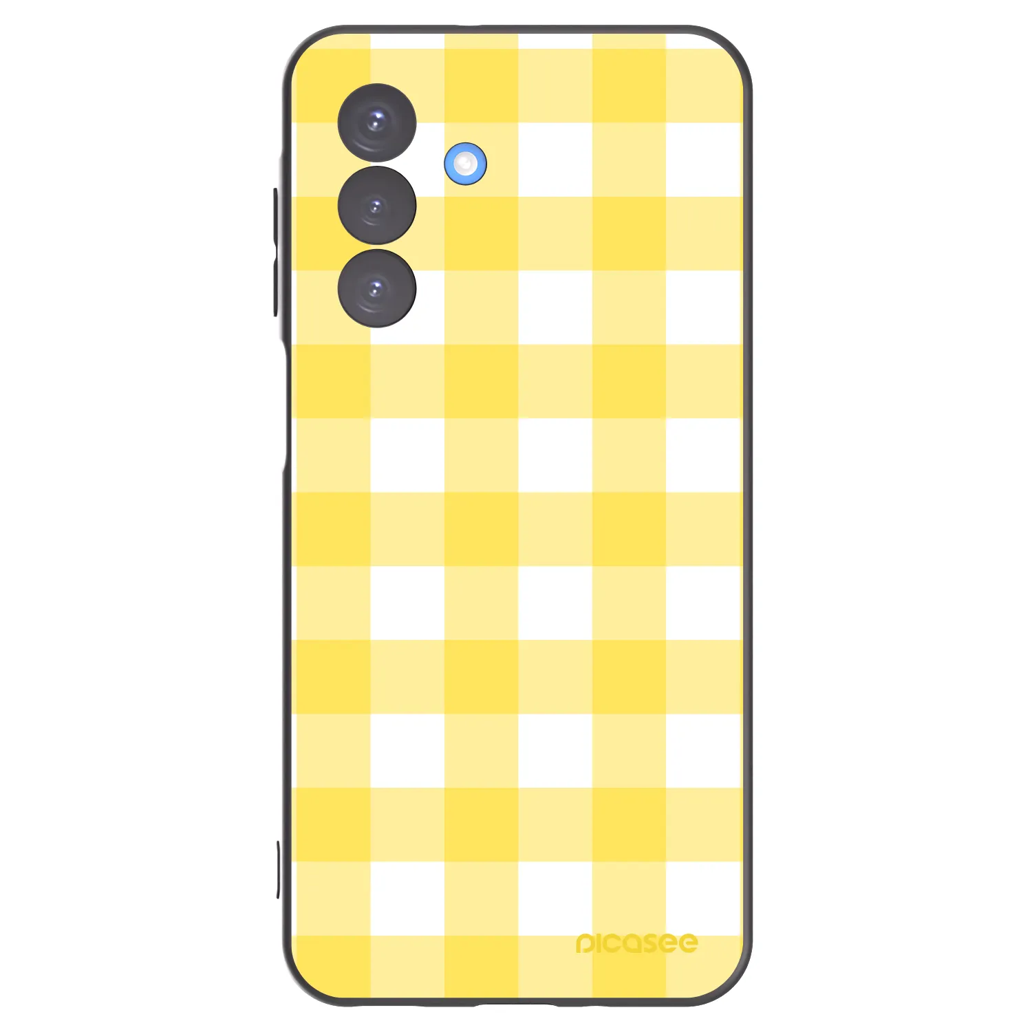 Picasee Samsung Galaxy A17 5G Hülle - Schwarzes Silikon - Gride lemon