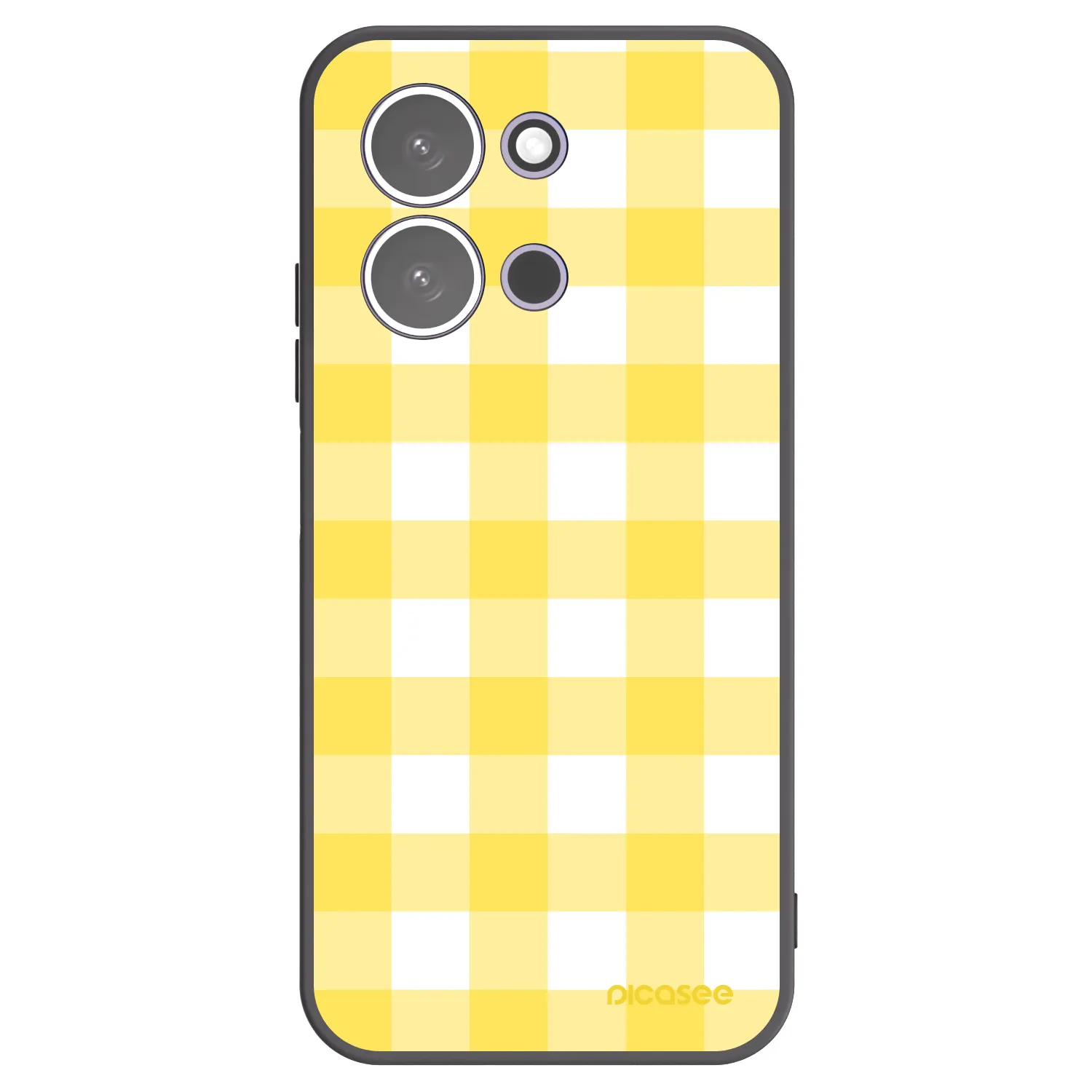 Picasee Xiaomi Redmi 15C 5G Hülle - Schwarzes Silikon - Gride lemon