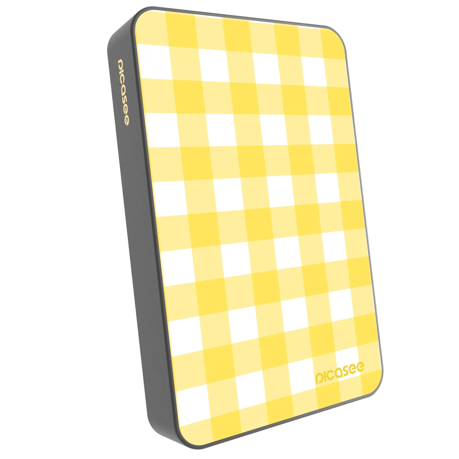 Picasee Powerbank mit MagSafe 10 000 mAh Grau - Gride lemon