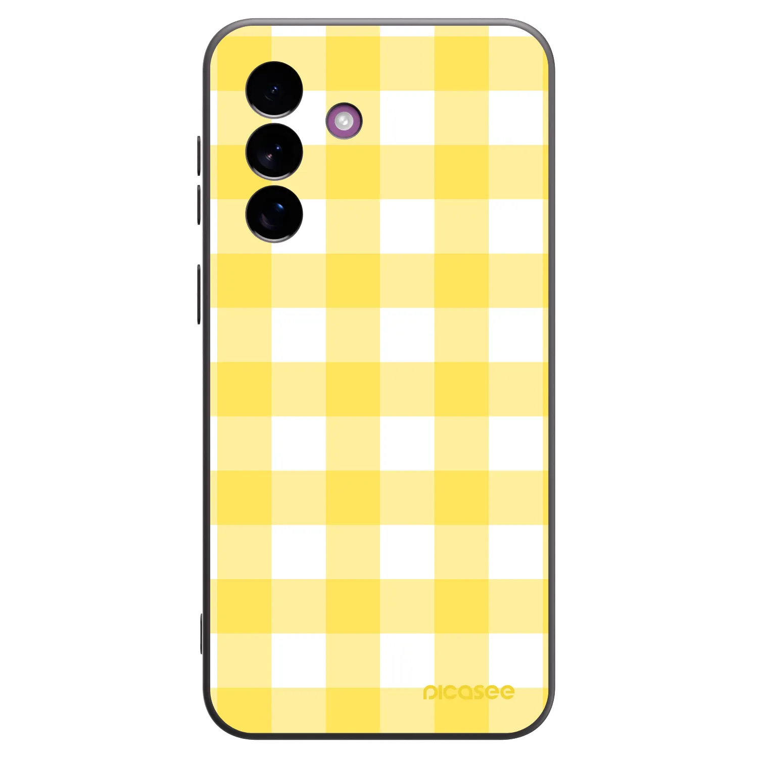 Picasee Samsung Galaxy A37 Hülle - Schwarzes Silikon - Gride lemon