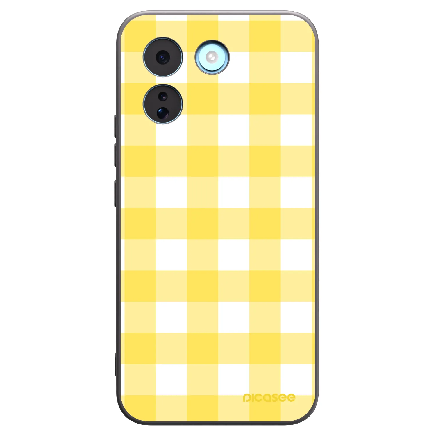 Picasee Xiaomi Redmi Note 17 Pro MAX 5G Hülle - Schwarzes Silikon - Gride lemon