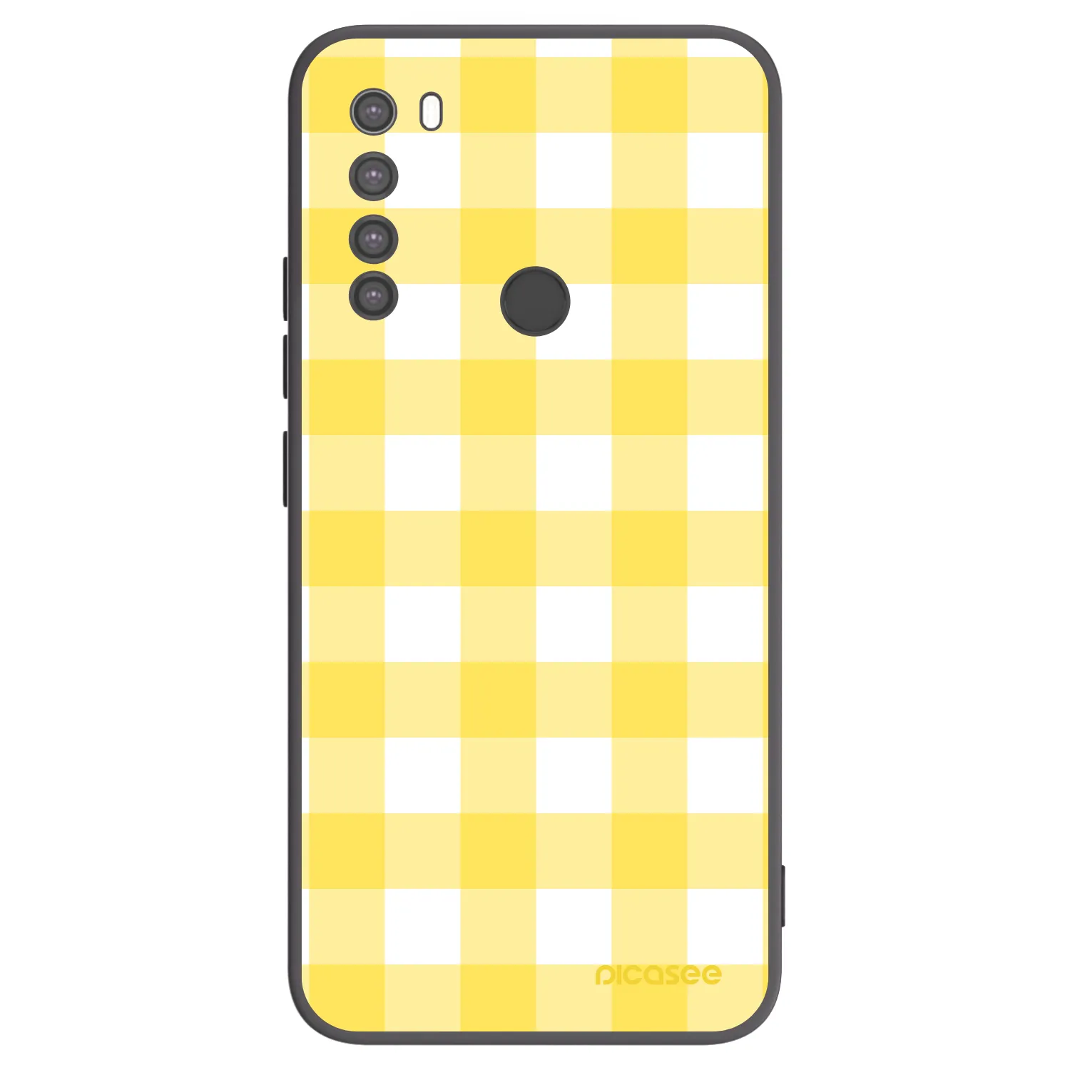 Picasee Xiaomi Redmi Note 8 Hülle - Schwarzes Silikon - Gride lemon