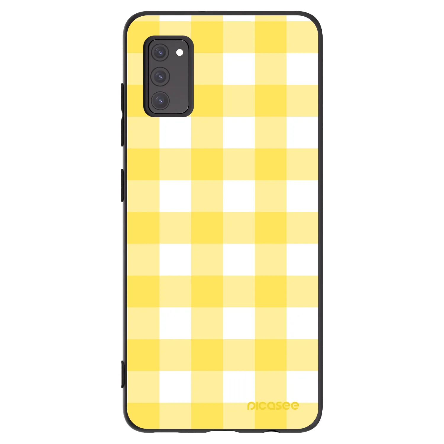 Picasee Samsung Galaxy A41 A415F Hülle - Schwarzes Silikon - Gride lemon