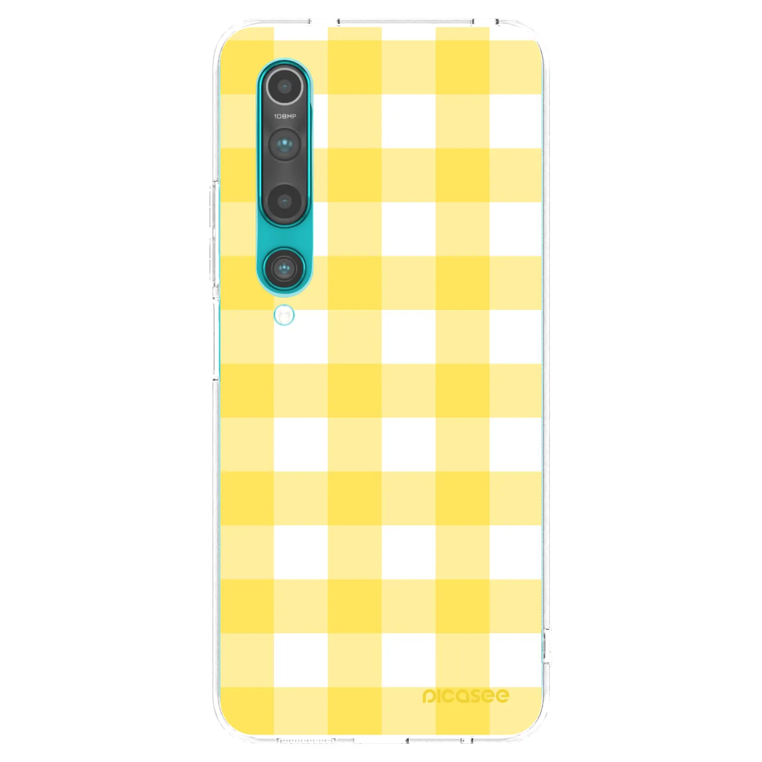 Picasee Xiaomi Mi 10 Hülle - Transparentes Silikon - Gride lemon