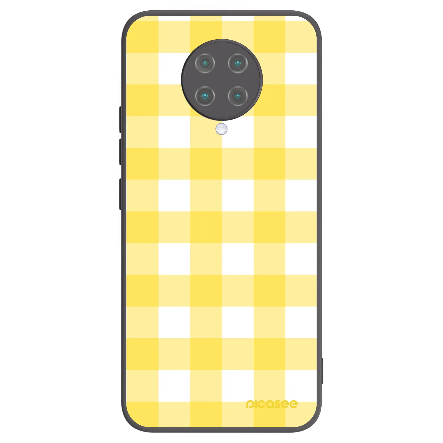 Picasee Xiaomi Poco F2 Pro Hülle - Schwarzes Silikon - Gride lemon