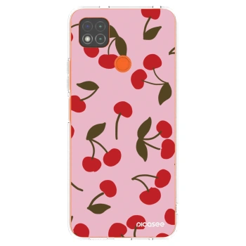 Picasee Xiaomi Redmi 9C Hülle - Transparentes Silikon - Cherry