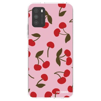 Picasee Xiaomi Poco M3 Hülle - Transparentes Silikon - Cherry