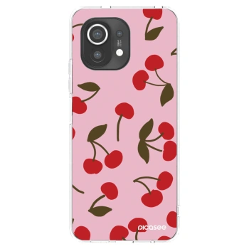 Picasee Xiaomi Mi 11 Hülle - Transparentes Silikon - Cherry