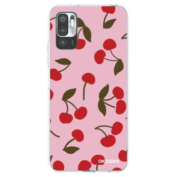 Picasee Xiaomi Redmi Note 10 5G Hülle - Transparentes Silikon - Cherry