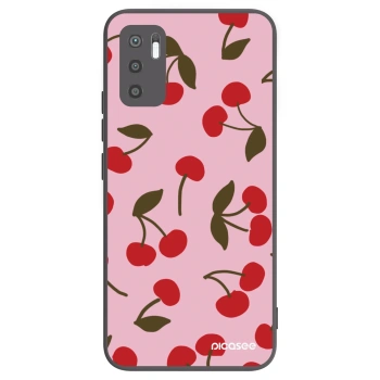 Picasee Xiaomi Redmi Note 10 5G Hülle - Schwarzes Silikon - Cherry
