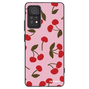 Picasee Xiaomi Redmi Note 11 Pro Hülle - Schwarzes Silikon - Cherry