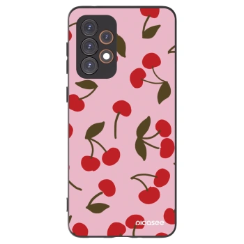 Picasee Samsung Galaxy A33 5G A336 Hülle - Schwarzes Silikon - Cherry