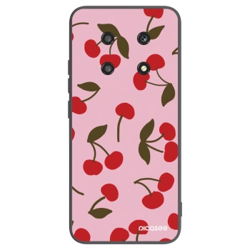 Picasee Honor Magic4 Lite 5G Hülle - Schwarzes Silikon - Cherry