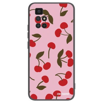 Picasee Xiaomi Redmi 10 (2022) Hülle - Schwarzes Silikon - Cherry