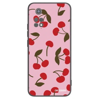 Picasee Xiaomi Redmi Note 11S 5G Hülle - Schwarzes Silikon - Cherry