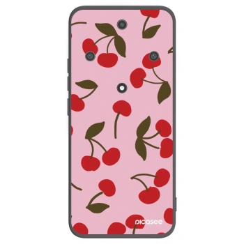 Picasee Honor Magic5 Lite 5G Hülle - Schwarzes Silikon - Cherry