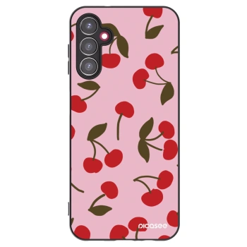 Picasee Samsung Galaxy A14 5G A146P Hülle - Schwarzes Silikon - Cherry